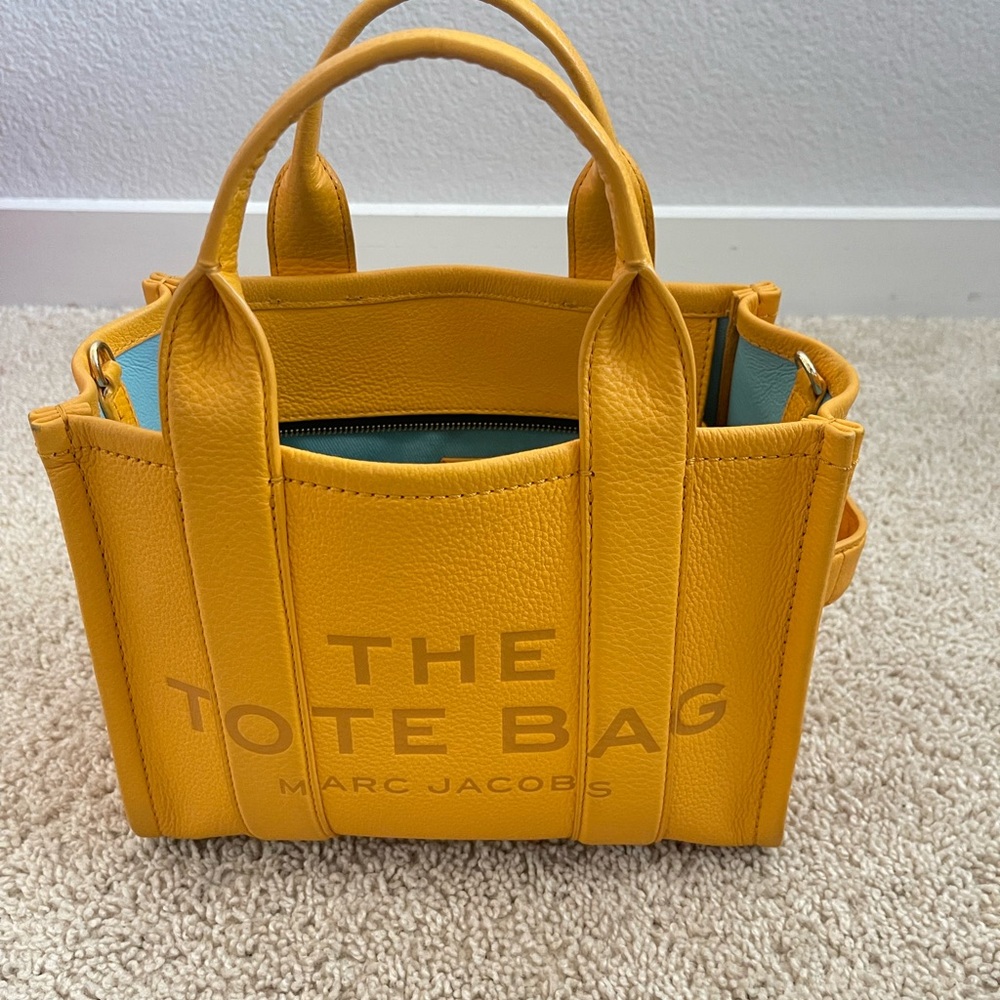 Marc Jacobs Mustard Yellow Tote Bag